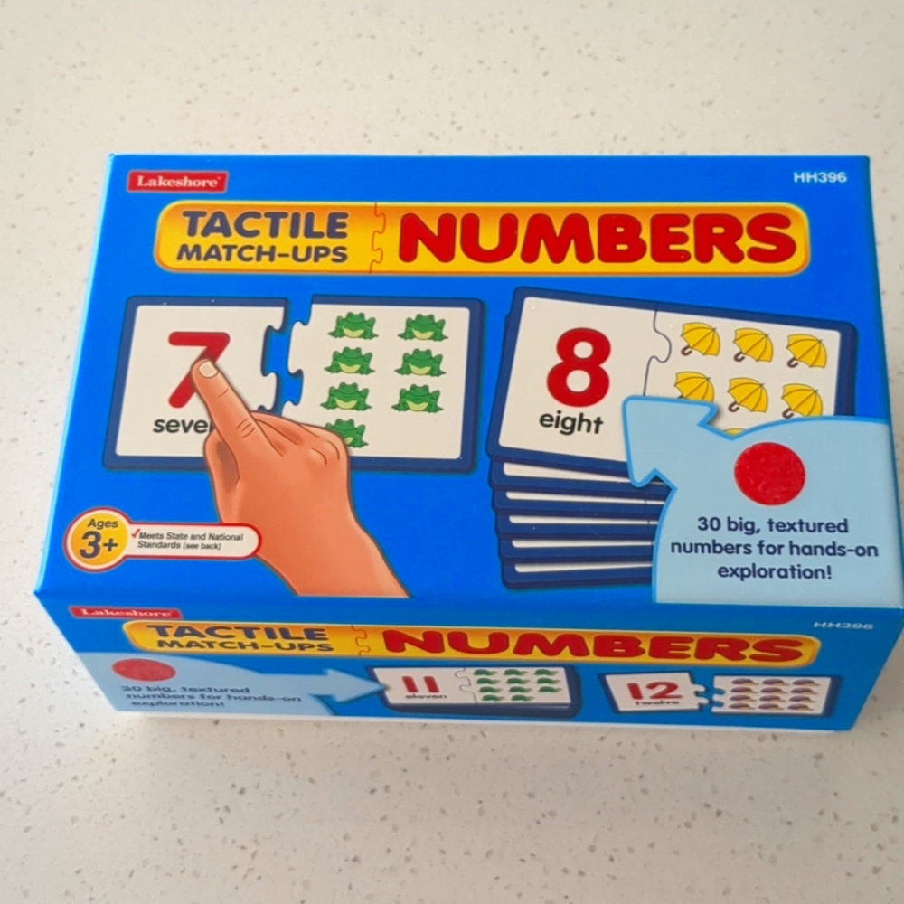 Tactile Match Up Numbers 1-30